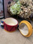 画像8: Disney Mickey Mouse With Drum California Originals Ceramic Cookie Jar  1977  / ディズニーのミッキーマウスとドラム　陶器製　クッキージャー　 (8)