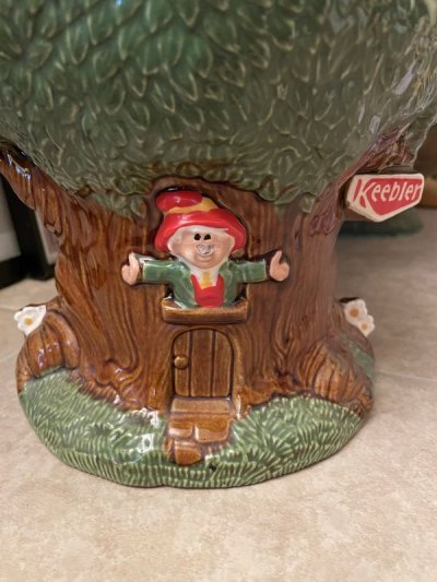 画像2: Keebler Tree House Ceramic Cookie Jar  1981 / キーブラー　ツリーハウス　陶器製　クッキージャー