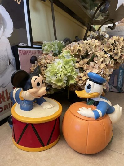 画像3: Disney Mickey Mouse With Drum California Originals Ceramic Cookie Jar  1977  / ディズニーのミッキーマウスとドラム　陶器製　クッキージャー　