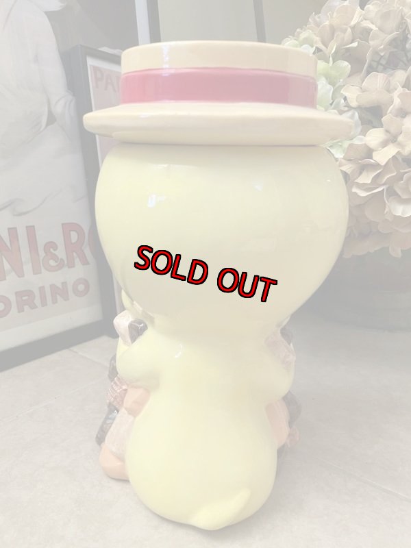 画像3: Looney Tunes Tweety Ceramic Cookie Jar  1993 / ルーニーチューンズ トゥイーティー 陶器製 クッキージャー (3)