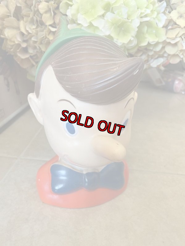 画像1: Disney Pinocchio  Vinyl Face doll  / ディズニーのピノキオ プラスチック製　フェイス　ドール (1)
