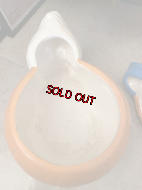 画像7: Disney Donald Duck  With Pumpkin Ceramic Cookie Jar  / ディズニーのドナルドダック　パンプキン　陶器製　クッキージャー (7)