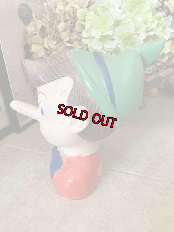 画像2: Disney Pinocchio  Vinyl Face doll  / ディズニーのピノキオ プラスチック製　フェイス　ドール (2)