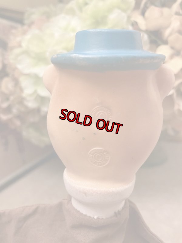 画像5: Hanna Barbera Yogi Bear Face Rubber Hand Puppet Fabric 1959 / ハンナバーベラ　ヨギベア　顔がラバー　パペット　布 (5)