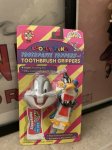 画像1:  Looney Tunes Bugs Bunny &  Duffy Duck toothpaste grippers / ルーニーチューンズ　バッグズバニー&ダフィ•ダックの歯磨き粉キャップ (1)