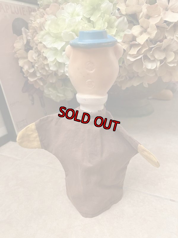 画像3: Hanna Barbera Yogi Bear Face Rubber Hand Puppet Fabric 1959 / ハンナバーベラ　ヨギベア　顔がラバー　パペット　布 (3)