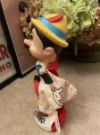 画像2: Disney Pinocchio Yellow Hat  Rubber Face hand puppet / ディズニー　ピノキオ　ラバーフェイス　ハンドパペット　 (2)