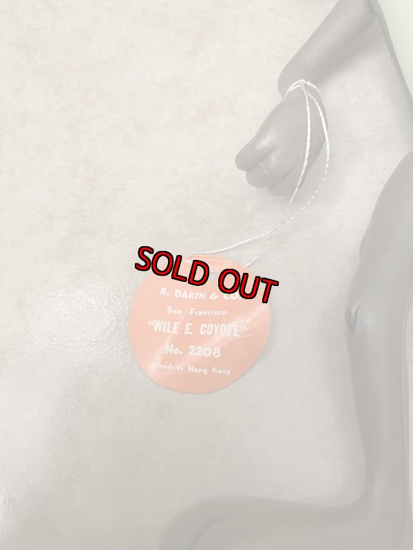 画像9:  Looney Tunes Wile E Coyote DAKIN Figure Doll 1968 / ルーニーチューンズ　タグ付き　ワイリーコヨーテ　フィギュア　ドール (9)