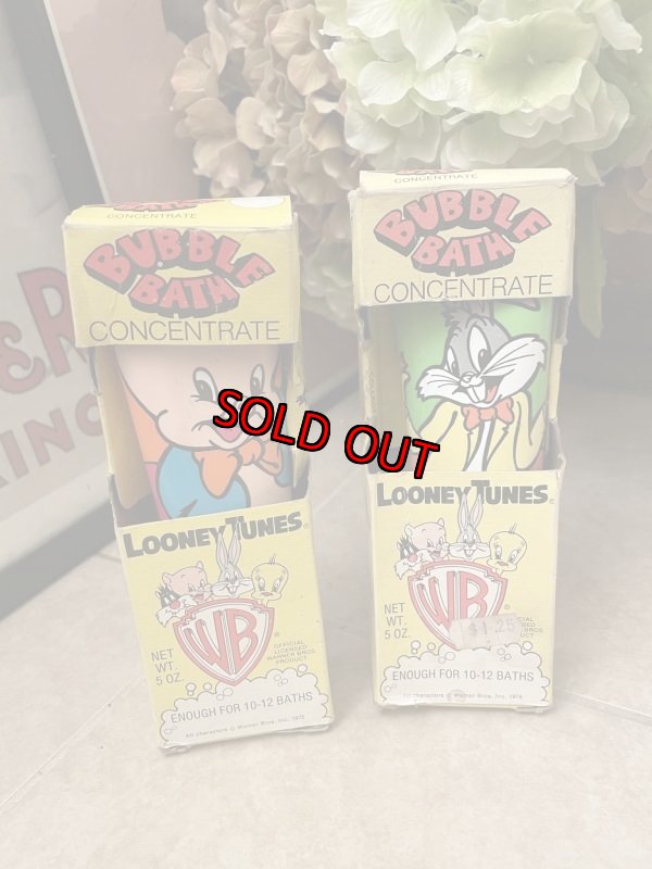 画像6:  Looney Tunes Porky Pig Babble  Bath Tube With Box  / ルーニーチューンズ　ポーキーピッグ 箱入りバブルバス　チューブ (6)