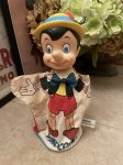 画像1: Disney Pinocchio Yellow Hat  Rubber Face hand puppet / ディズニー　ピノキオ　ラバーフェイス　ハンドパペット　 (1)