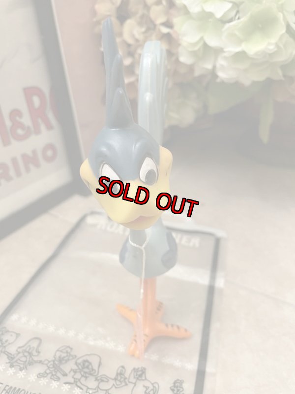 画像2:  Looney Tunes Road Runner DAKIN Figure Doll 1968 / ルーニーチューンズ 袋入り、タグ付き ロードランナー フィギュア ドール (2)