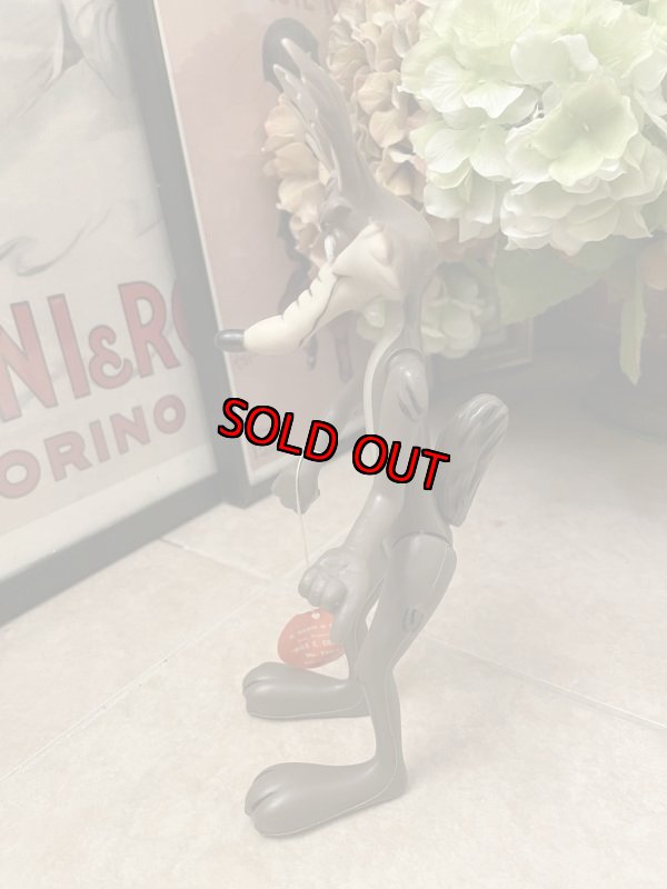 画像2:  Looney Tunes Wile E Coyote DAKIN Figure Doll 1968 / ルーニーチューンズ　タグ付き　ワイリーコヨーテ　フィギュア　ドール (2)
