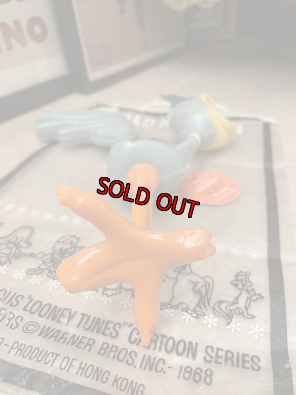 画像6:  Looney Tunes Road Runner DAKIN Figure Doll 1968 / ルーニーチューンズ 袋入り、タグ付き ロードランナー フィギュア ドール (6)