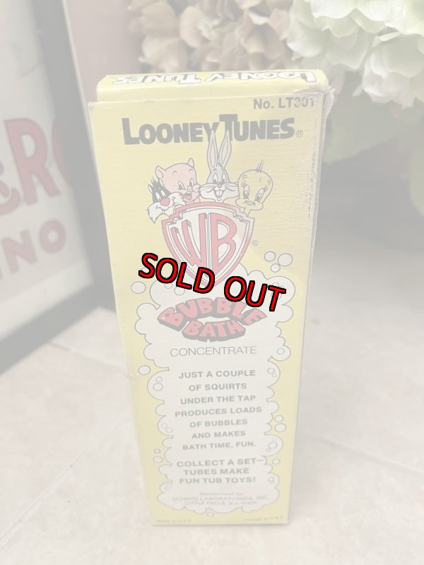 画像4:  Looney Tunes Porky Pig Babble  Bath Tube With Box  / ルーニーチューンズ　ポーキーピッグ 箱入りバブルバス　チューブ (4)