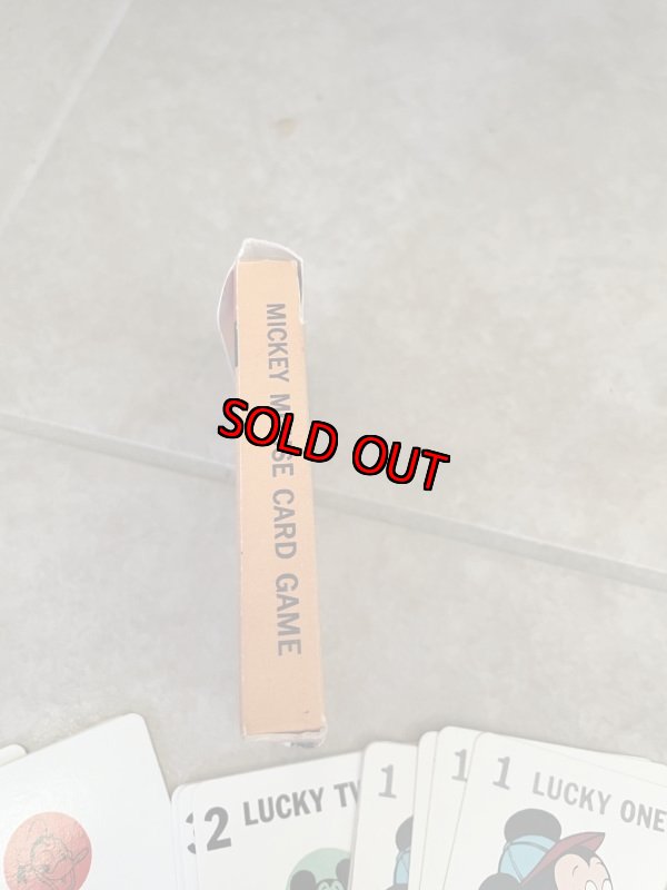 画像5: Mickey Mouse Card Game / ディズニー、ミッキーマウス　箱入りカードゲーム　60-70年代 (5)