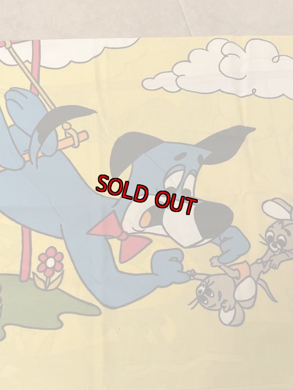 画像5: Hanna Barbera Huckleberry Hound  Pillow Case  Yellow / ハンナバーベラ レア!! ハックルベリーハウンド ピローケース 枕カバー (5)