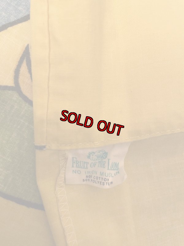 画像6: Hanna Barbera Huckleberry Hound  Pillow Case  Yellow / ハンナバーベラ レア!! ハックルベリーハウンド ピローケース 枕カバー (6)