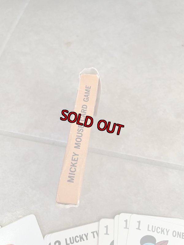 画像3: Mickey Mouse Card Game / ディズニー、ミッキーマウス　箱入りカードゲーム　60-70年代 (3)