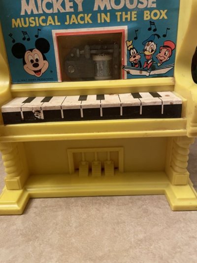画像2: Disney Mickey Mouse Piano jack in the box / ディズニーのミッキーマウス ピアノ型ジャックインザボックス びっくり箱