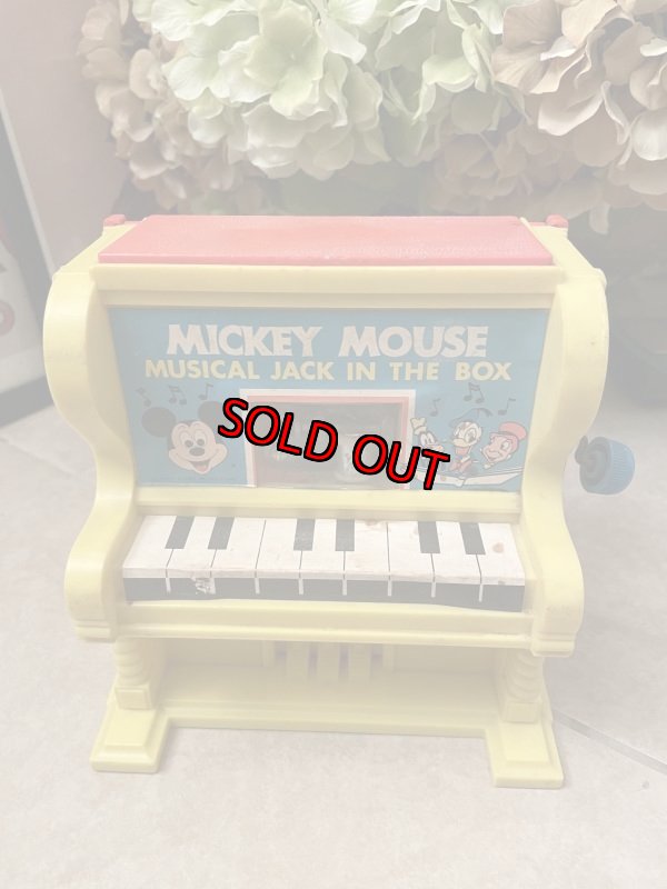 画像2: Disney Mickey Mouse Piano jack in the box / ディズニーのミッキーマウス　ピアノ型ジャックインザボックス　びっくり箱 (2)