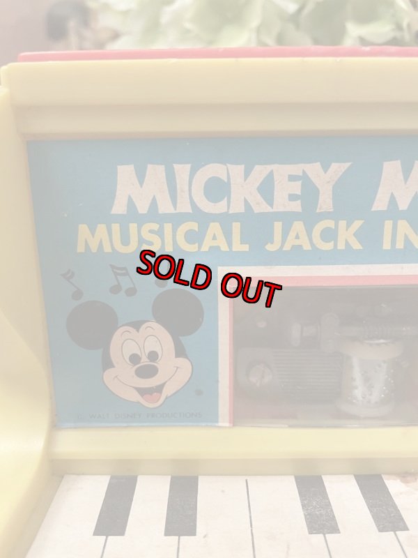 画像5: Disney Mickey Mouse Piano jack in the box / ディズニーのミッキーマウス　ピアノ型ジャックインザボックス　びっくり箱 (5)