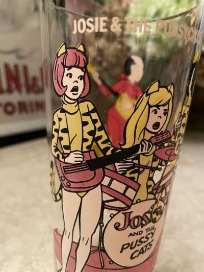 画像3: Hanna Barbera Josie & the pussycats band Pepsi Glass 1977 / レア!! プッシーキャット ペプシ グラス