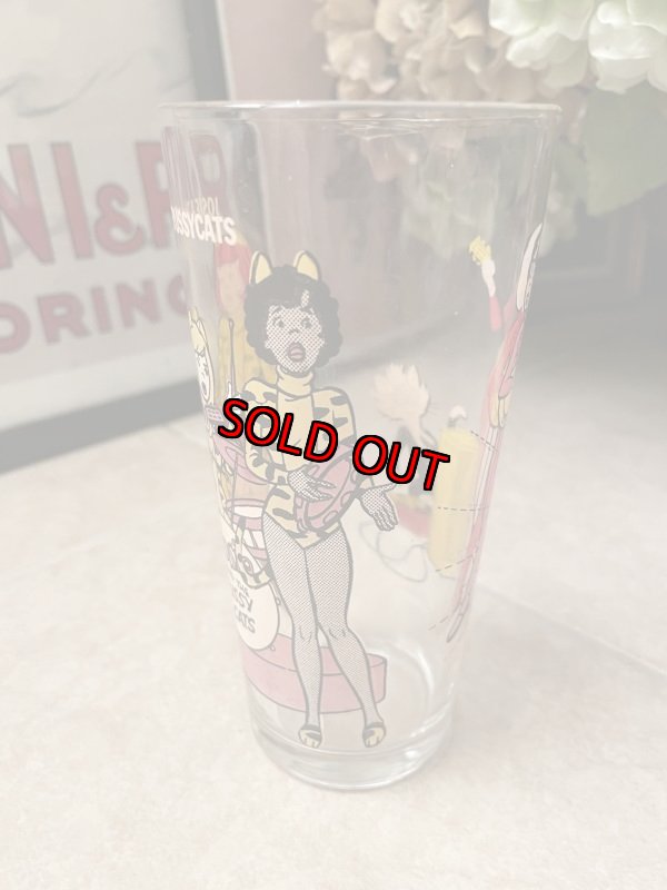 画像2: Hanna Barbera  Josie & the pussycats band Pepsi Glass 1977  / レア！！ プッシーキャット　ペプシ　グラス (2)