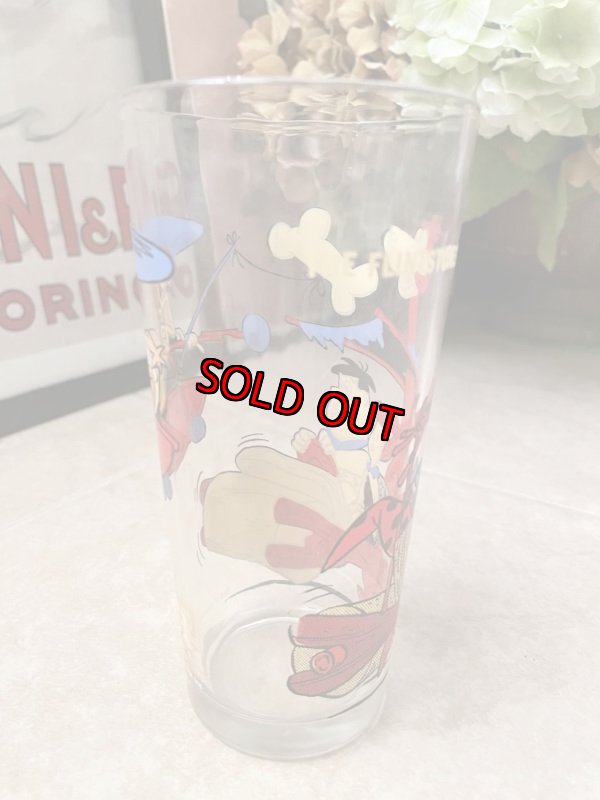 画像4: Hanna Barbera Flintstones Pepsi Family  Glass (D)  / レア！！ フリントストーンズ、ファミリーグラス (4)