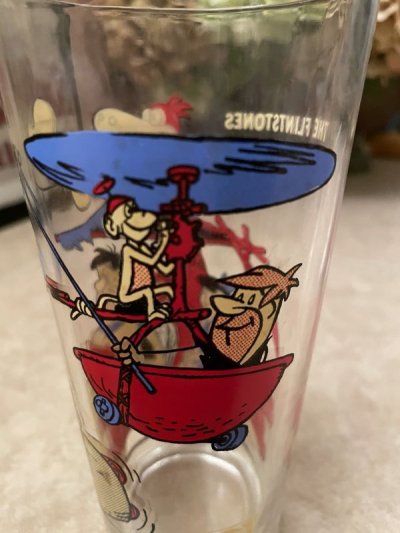 画像3: Hanna Barbera Flintstones Pepsi Family Glass (D) / レア!! フリントストーンズ、ファミリーグラス