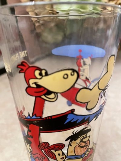 画像2: Hanna Barbera Flintstones Pepsi Family Glass (D) / レア!! フリントストーンズ、ファミリーグラス