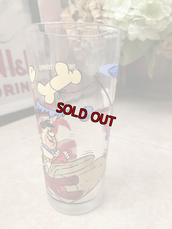 画像2: Hanna Barbera Flintstones Pepsi Family  Glass (D)  / レア！！ フリントストーンズ、ファミリーグラス (2)
