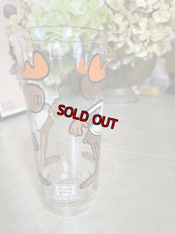 画像4: Bullwinkle Pepsi Collector Series Glass / ロッキー＆ブルウィンクル　ペプシ　グラス (4)