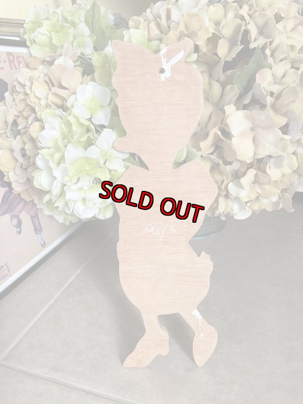 画像3: Disney Daisy wooden wall Deco   / ディズニー デイジー　木製　壁掛け　ハンドメイド (3)