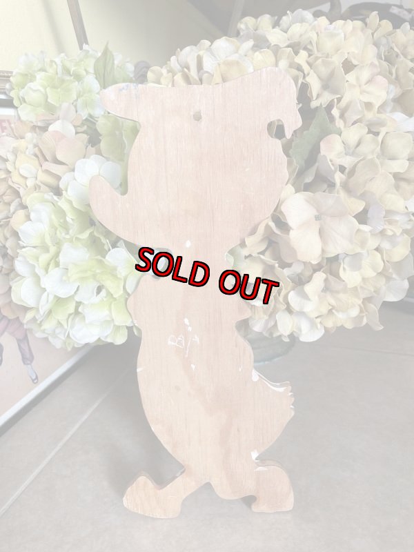 画像3: Disney Donald Duck wooden wall Deco   / ディズニー　ドナルドダック　木製　壁掛け　ハンドメイド (3)