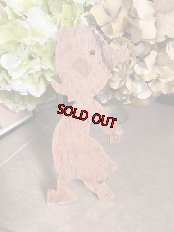 画像3: Disney Louie wooden wall Deco  Long T Shirt / ディズニー ルーイ　木製　壁掛け (3)