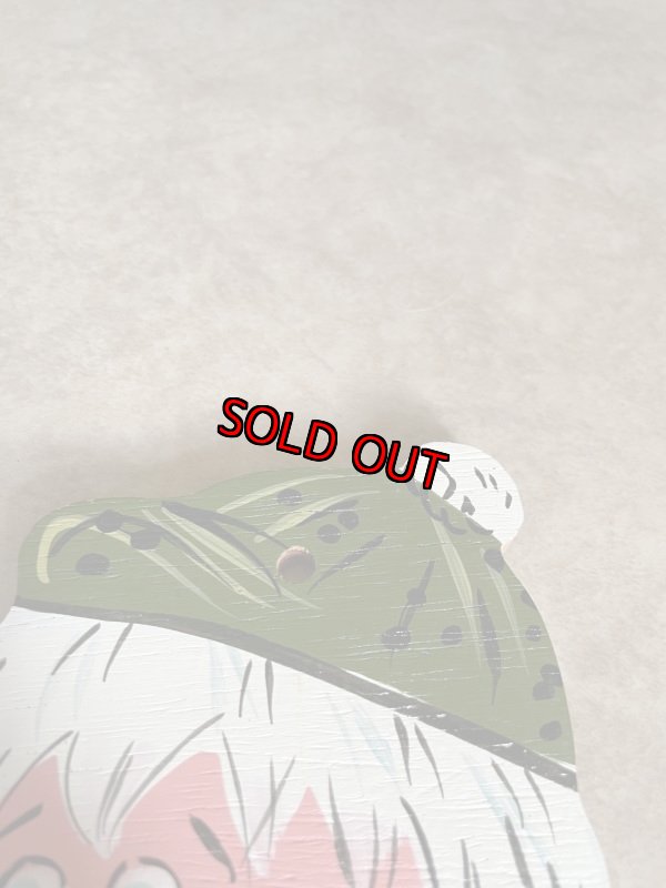 画像6: Flintstones Bamm Bamm wooden wall Deco   / フリントストーン　バンバン　木製　壁掛け　ハンドメイド (6)