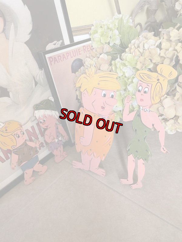 画像7: Flintstones Bamm Bamm wooden wall Deco   / フリントストーン　バンバン　木製　壁掛け　ハンドメイド (7)