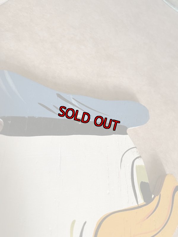 画像6: Disney Donald Duck wooden wall Deco   / ディズニー　ドナルドダック　木製　壁掛け　ハンドメイド (6)