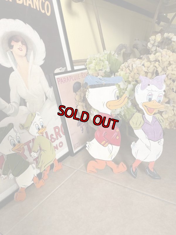 画像7: Disney Donald Duck wooden wall Deco   / ディズニー　ドナルドダック　木製　壁掛け　ハンドメイド (7)