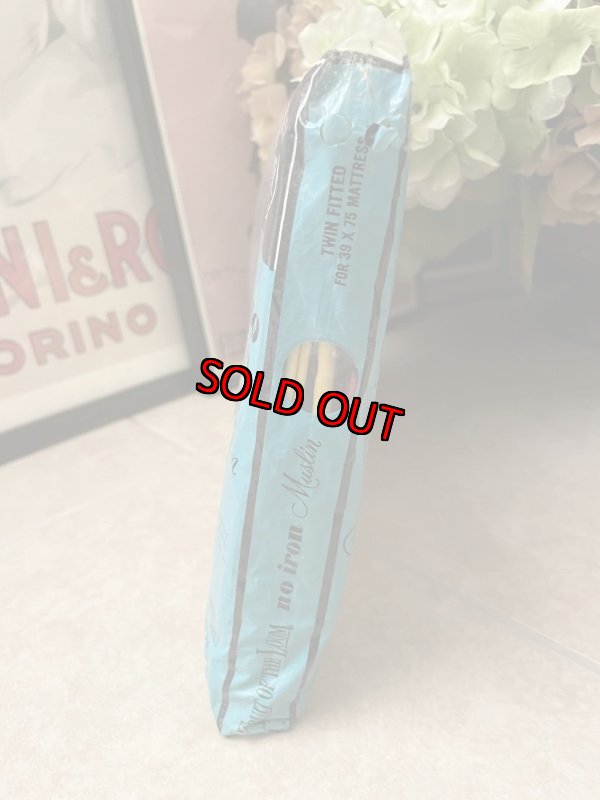 画像6: Hanna Barbera Huckleberry Hound Box  Sheet Yellow dead stock　/ ハンナバーベラ　レア！未開封！！　袋入りハックルベリーハウンド　ボックスシーツ (6)