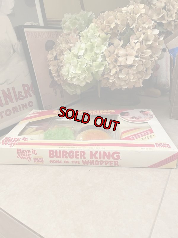 画像6: Burger King play food set with box 1987 / バーガーキングの箱入りプレイフードセット (6)