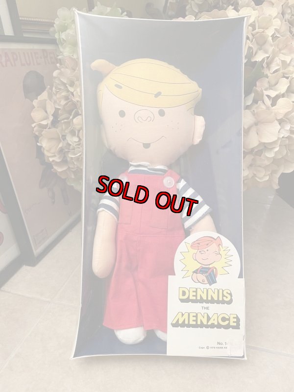 画像1: Dennis the Menace Ideal doll with  Box 1976 /  わんぱくデニス　箱入り　デニス布製ドール　デッドストック (1)