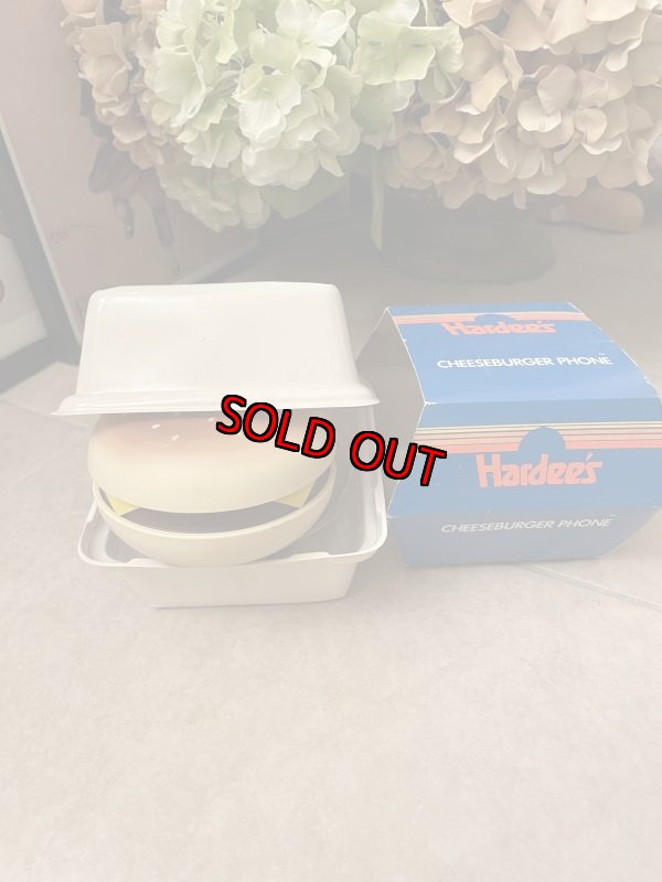 画像1: Hardee’s Carl’s Jr. hamburger phone with box 1988 / ハーディーズ(カールスジュニア)、箱入りハンバーガー型電話機 (1)