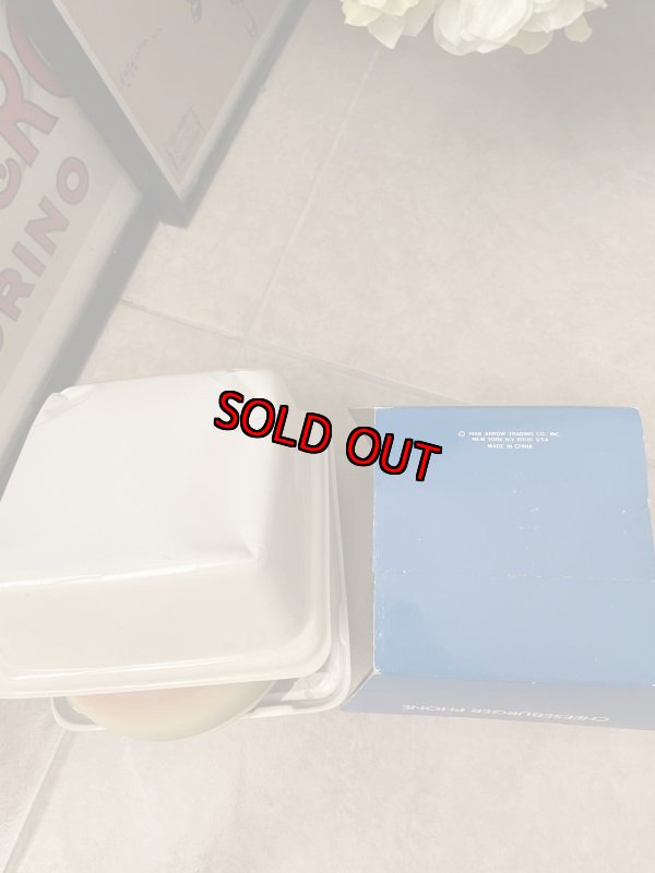 画像3: Hardee’s Carl’s Jr. hamburger phone with box 1988 / ハーディーズ(カールスジュニア)、箱入りハンバーガー型電話機 (3)