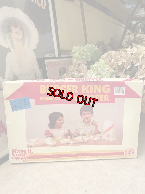 画像3: Burger King play food set with box 1987 / バーガーキングの箱入りプレイフードセット (3)