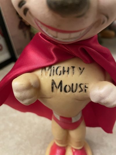 画像3: Mighty Mouse Rubber Doll with Cape 50-60‘s  / マイティマウス　ラバードール　