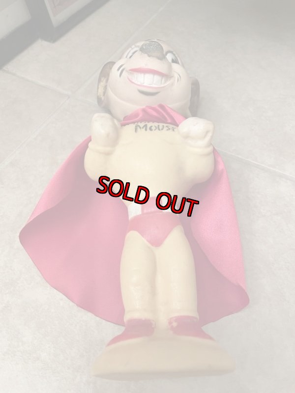 画像7: Mighty Mouse Rubber Doll with Cape 50-60‘s  / マイティマウス ラバードール  (7)