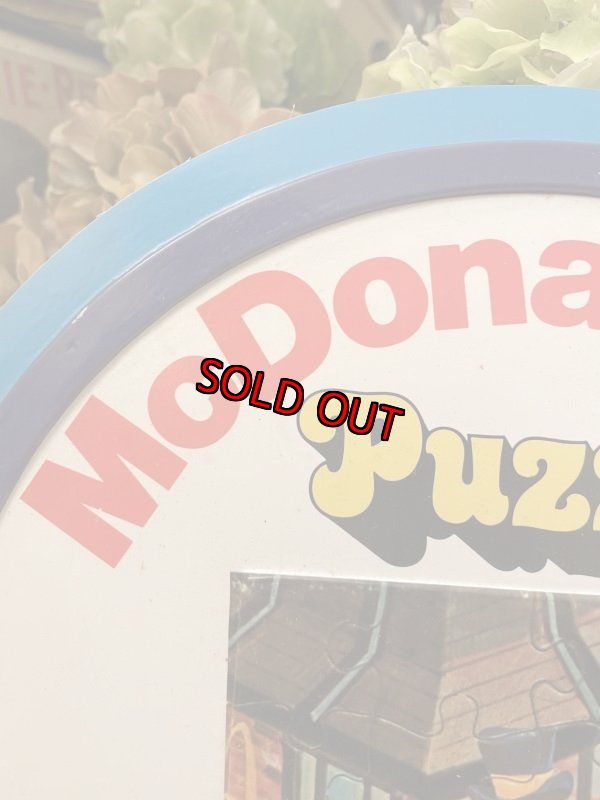 画像2: McDonald’s McDonaldland  puzzle sign (A) / マクドナルドのマクドナルドランド　パズル　サイン、看板 (2)