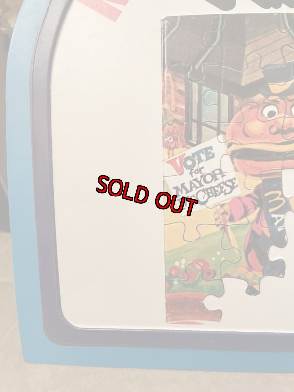 画像4: McDonald’s McDonaldland  puzzle sign (B) / マクドナルドのマクドナルドランド　パズル　サイン、看板 (4)