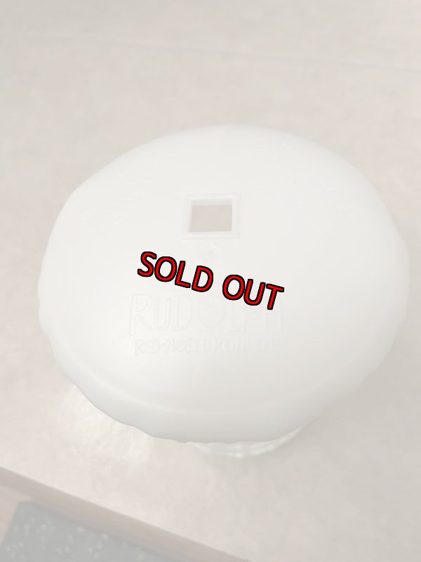 画像5: Denny’s restaurant plastic Rudolf Rain Deer white drink cup / デニーズ　プラスチック製　ルドルフ　トナカイ　ホワイトのドリンクカップ (5)